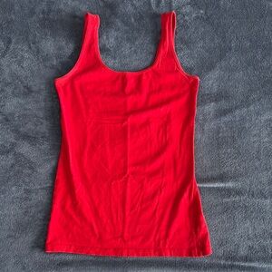 Red Sleeveless Women's Top